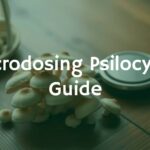 Psilocybin mushrooms on a wooden table, small precise digital scale next to them, soft natural lighting, realistic style, featured image for blog post.