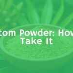 Kratom powder in a wooden bowl with fresh kratom leaves, tropical background, natural lighting, realistic.